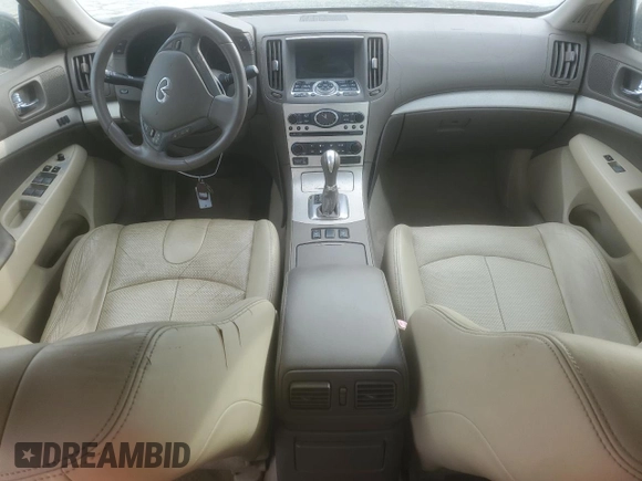 2007 Infiniti G35 Journey with VIN JNKBV61EX7M713397, listed as a Copart auction lot 61899474 with Not Provided miles and Salvage Title. Bid and sale history available at DreamBid. Image 8.