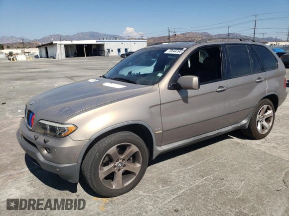 2006 BMW X5 4.4i with VIN 5UXFB53546LV22368, listed as a Copart auction lot 70644194 with 152,873 mi miles and Salvage Title. Bid and sale history available at carsss.com. Image 1.