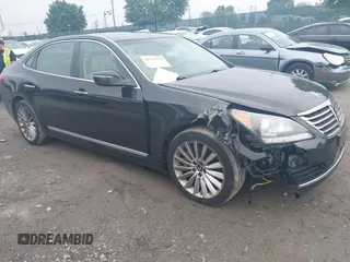 2015 Hyundai Equus Signature with VIN KMHGH4JH9FU098686, listed as a IAAI auction lot 42275775 with 102,765 mi miles and . Bid and sale history available at DreamBid. Image 1.