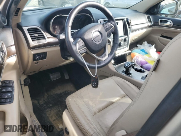 2014 Jeep Grand Cherokee Limited with VIN 1C4RJFBG8EC418569, listed as a Copart auction lot 56585115 with Not provided miles and Salvage title. Bid and sale history available at DreamBid. Image 8.