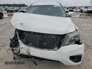 2018 Nissan Pathfinder SV z VIN 5N1DR2MN8JC613164, wystawiony jako Copart lot #51172865 z przebiegiem 126 016 mil mil oraz Szkoda całkowita • Salvage title. Historia ofert i sprzedaży dostępna na DreamBid. Obrazek 5.