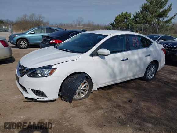 2018 Nissan Sentra SV z VIN 3N1AB7AP3JL658003, wystawiony jako IAAI lot #42115326 z przebiegiem 50 312 mil mil oraz . Historia ofert i sprzedaży dostępna na DreamBid. Obrazek 2.