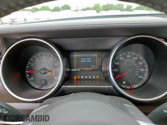 2023 Ford Mustang EcoBoost с VIN 1FA6P8TH9P5112854, выставлен на аукционе Copart как лот 56073805 с пробегом 23 481 миль миль и Списание • Salvage title. История ставок и продаж доступна на DreamBid. Изображение 9.