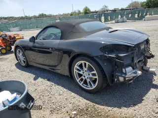 2013 Porsche Boxster with VIN WP0CA2A89DS114504, listed as a Copart auction lot 53711015 with 24,203 mi miles and Salvage Title. Bid and sale history available at carsss.com. Image 2.