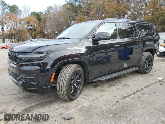 2024 Jeep Wagoneer Series II with VIN 1C4SJSBP7RS163001, listed as a Copart auction lot 83908564 with 1,095 mi miles and Salvage title. Bid and sale history available at DreamBid. Image 1.