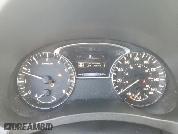 2017 Nissan Altima SR с VIN 1N4AL3AP8HN325928, выставлен на аукционе Copart как лот 56838225 с пробегом 144 647 миль миль и Списание • Salvage title. История ставок и продаж доступна на DreamBid. Изображение 9.