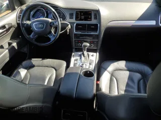 2015 Audi Q7 Vorsprung Edition with VIN WA1WGCFE2FD023916, listed as a Copart auction lot 49116485 with 77,112 mi miles and Salvage title. Bid and sale history available at DreamBid. Image 8.