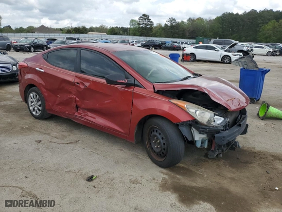 2012 Hyundai Elantra GLS PZEV with VIN KMHDH4AE4CU321205, listed as a Copart auction lot 50768905 with 0 mi miles and Clean Title. Bid and sale history available at carsss.com. Image 4.