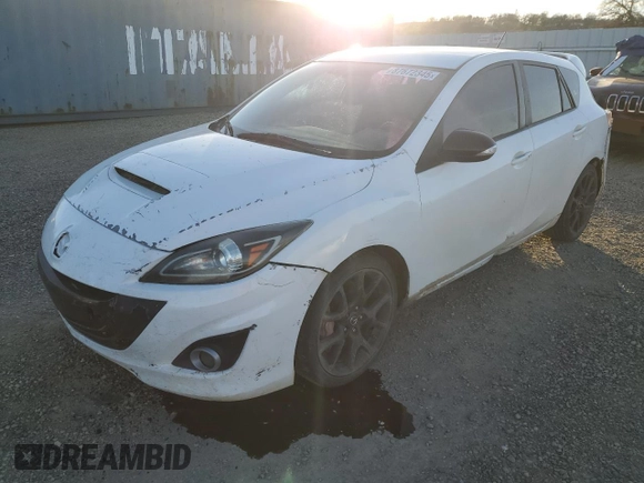 2013 Mazda 3 Mazdaspeed3 Touring with VIN JM1BL1L46D1785533, listed as a Copart auction lot 87672345 with 181,636 mi miles and Salvage Title. Bid and sale history available at DreamBid. Image 1.