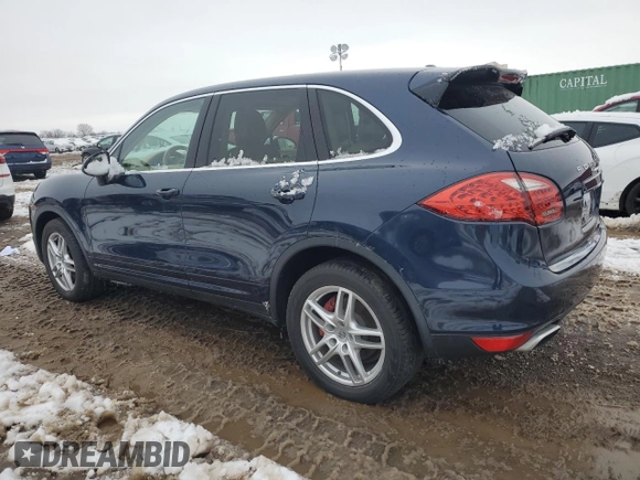 2013 Porsche Cayenne Diesel with VIN WP1AF2A2XDLA26218, listed as a Copart auction lot 65716124 with 37,287 mi miles and Salvage title. Bid and sale history available at DreamBid. Image 2.