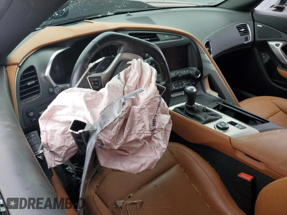 2018 Chevrolet Corvette Grand Sport 2LT with VIN 1G1YX2D70J5100047, listed as a Copart auction lot 84485544 with 0 mi miles and Salvage Title. Bid and sale history available at carsss.com. Image 8.