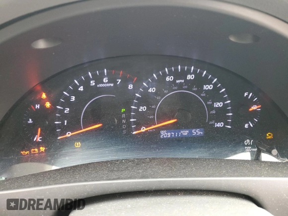 2011 Toyota Camry LE with VIN 4T1BF3EK4BU642036, listed as a Copart auction lot 42012985 with 209,711 mi miles and Salvage Title. Bid and sale history available at carsss.com. Image 9.