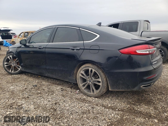 2020 Ford Fusion Titanium with VIN 3FA6P0K98LR175611, listed as a Copart auction lot 46070785 with 107,909 mi miles and Salvage title. Bid and sale history available at DreamBid. Image 2.