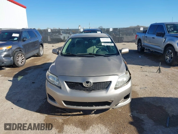 2009 Toyota Corolla with VIN 2T1BU40E59C163293, listed as a IAAI auction lot 41824986 with 123,954 mi miles. Bid and sale history available at carsss.com. Image 12.