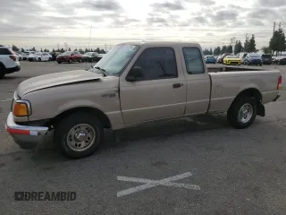 1997 Ford Ranger XL with VIN 1FTCR14A0VPA28116, listed as a Copart auction lot 82262554 with 167,455 mi miles and Salvage Title. Bid and sale history available at carsss.com. Image 1.