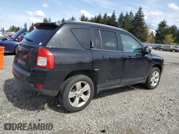 2013 Jeep Compass Sport with VIN 1C4NJCBB8DD246621, listed as a Copart auction lot 52545315 with 113,856 mi miles and Salvage Title. Bid and sale history available at carsss.com. Image 3.