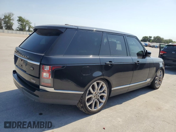 2014 Land Rover Range Rover Supercharged with VIN SALGS2EF7EA126450, listed as a Copart auction lot 57615285 with 116,052 mi miles and Clean title. Bid and sale history available at DreamBid. Image 3.