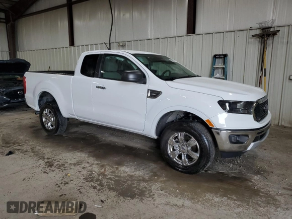 2023 Ford Ranger XL with VIN 1FTER1EH1PLE00450, listed as a Copart auction lot 80669574 with 25,223 mi miles and Salvage title. Bid and sale history available at DreamBid. Image 4.