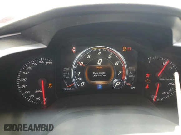 2019 Chevrolet Corvette Grand Sport 1LT with VIN 1G1YW2D73K5114299, listed as a Copart auction lot 48708685 with 56,131 mi miles and Salvage title. Bid and sale history available at DreamBid. Image 9.