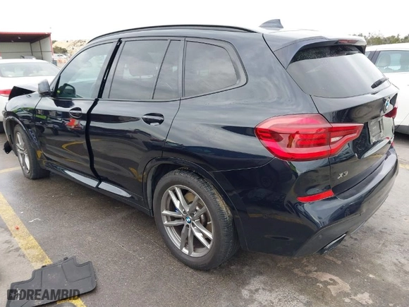 2021 BMW X3 M40i with VIN 5UXTY9C02M9F43214, listed as a IAAI auction lot 41366085 with 45,503 mi miles. Bid and sale history available at carsss.com. Image 3.