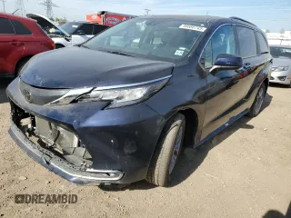 2023 Toyota Sienna XLE z VIN 5TDYRKEC2PS172660, wystawiony jako Copart lot #56686745 z przebiegiem 41 985 mil mil oraz Szkoda całkowita • Salvage title. Historia ofert i sprzedaży dostępna na DreamBid. Obrazek 1.
