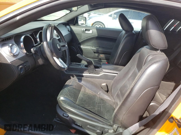 2007 Ford Mustang Deluxe with VIN 1ZVFT80N075259366, listed as a Copart auction lot 51644135 with Not Provided miles and Salvage Title. Bid and sale history available at carsss.com. Image 7.