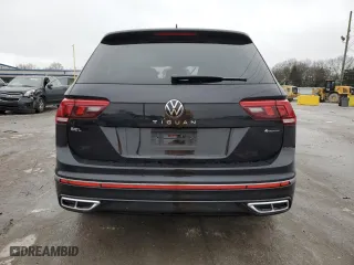 2024 Volkswagen Tiguan SEL R-Line with VIN 3VV4B7AX5RM141514, listed as a Copart auction lot 85454494 with 1,185 mi miles and Salvage Title. Bid and sale history available at carsss.com. Image 6.