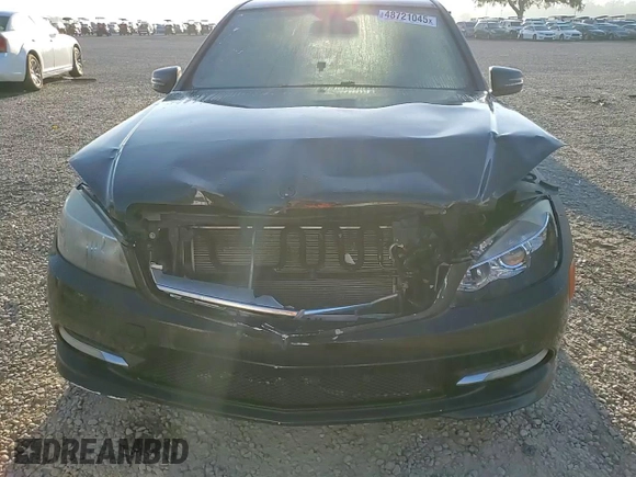 2011 Mercedes-Benz C with VIN WDDGF5EB8BA520485, listed as a Copart auction lot 48721045 with 167,179 mi miles and Salvage Title. Bid and sale history available at carsss.com. Image 11.