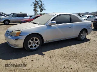 2001 Honda Civic EX with VIN 1HGEM22951L045227, listed as a Copart auction lot 70089174 with 262,366 mi miles and Salvage Title. Bid and sale history available at carsss.com. Image 1.