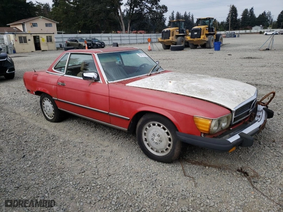 1987 Mercedes-Benz 560 Series 560SL with VIN WDBBA48D3HA065952, listed as a Copart auction lot 75718704 with NaN miles and Clean Title. Bid and sale history available at carsss.com. Image 4.
