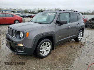 2018 Jeep Renegade Latitude z VIN ZACCJABB7JPJ24516, wystawiony jako Copart lot #51772265 z przebiegiem 93 917 mil mil oraz Szkoda całkowita • Salvage title. Historia ofert i sprzedaży dostępna na DreamBid. Obrazek 1.