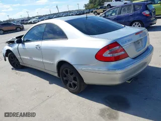2003 Mercedes-Benz CLK-Class 3.2L with VIN WDBTJ65JX3F056848, listed as a IAAI auction lot 41430153 with 1 mi miles. Bid and sale history available at carsss.com. Image 3.