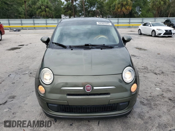 2013 FIAT 500 Pop z VIN 3C3CFFAR0DT544152, wystawiony jako Copart lot #59505585 z przebiegiem 66 326 mil mil oraz Szkoda całkowita • Salvage title. Historia ofert i sprzedaży dostępna na DreamBid. Obrazek 5.