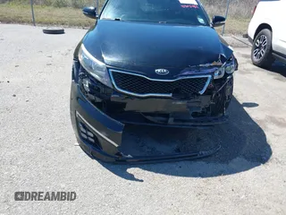 2015 Kia Optima SX Turbo with VIN 5XXGR4A62FG419859, listed as a IAAI auction lot 41805481 with 166,602 mi miles. Bid and sale history available at carsss.com. Image 6.