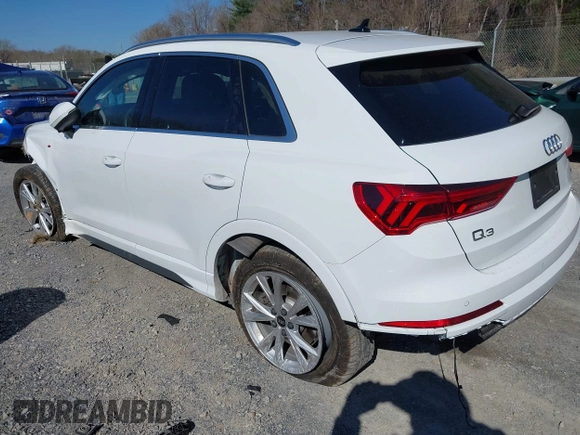 2023 Audi Q3 S line Premium with VIN WA1DECF35P1064930, listed as a IAAI auction lot 41872539 with 20,059 mi miles. Bid and sale history available at carsss.com. Image 3.