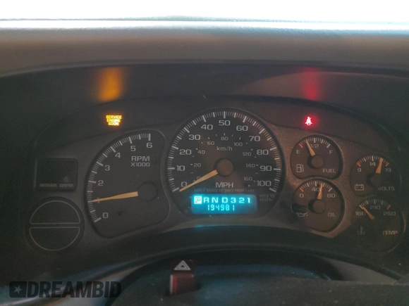 2002 Chevrolet Tahoe Z71 z VIN 1GNEK13Z62R120231, wystawiony jako Copart lot #58536675 z przebiegiem 194 981 mil mil oraz Czysty tytuł • Clean title. Historia ofert i sprzedaży dostępna na DreamBid. Obrazek 9.