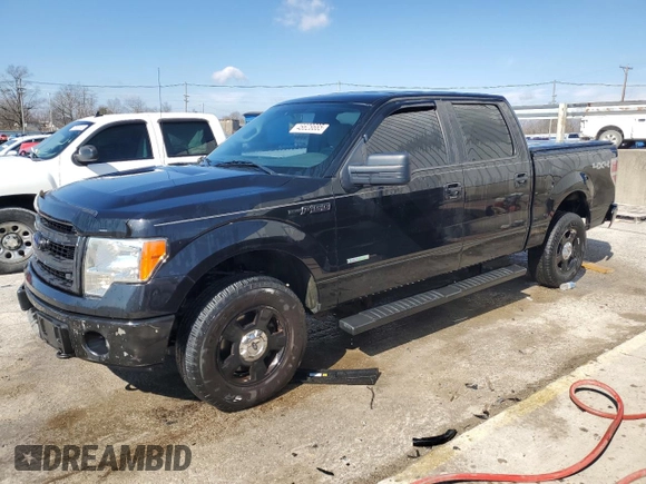 2013 Ford F-150 XL with VIN 1FTFW1ETXDFA61957, listed as a Copart auction lot 46628685 with 186,266 mi miles and Non Repairable. Bid and sale history available at carsss.com. Image 1.