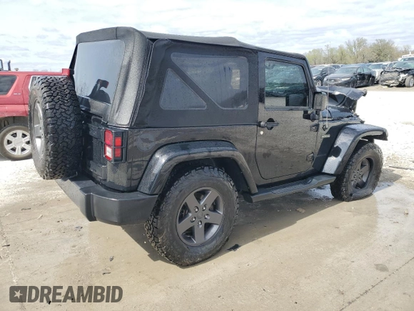 2016 Jeep Wrangler Sport with VIN 1C4AJWAG6GL196891, listed as a Copart auction lot 51148825 with 128,245 mi miles and Salvage Title. Bid and sale history available at carsss.com. Image 3.