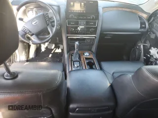 2022 Nissan Armada SL with VIN JN8AY2BD4N9676693, listed as a Copart auction lot 88497815 with 65,351 mi miles and Salvage Title. Bid and sale history available at carsss.com. Image 8.