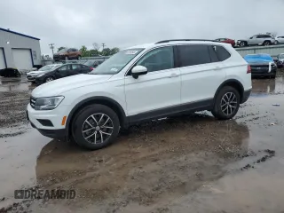 2021 Volkswagen Tiguan SE with VIN 3VV2B7AXXMM127480, listed as a Copart auction lot 59752645 with 60,603 mi miles and Salvage title. Bid and sale history available at DreamBid. Image 1.