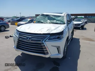 2017 Lexus LX with VIN JTJHY7AX4H4231114, listed as a IAAI auction lot 41855215 with 133,486 mi miles. Bid and sale history available at carsss.com. Image 6.