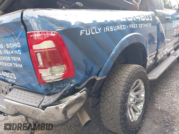 2022 Ram 2500 Limited with VIN 3C6UR5TLXNG377875, listed as a IAAI auction lot 42610178 with 46,390 mi miles and . Bid and sale history available at DreamBid. Image 18.