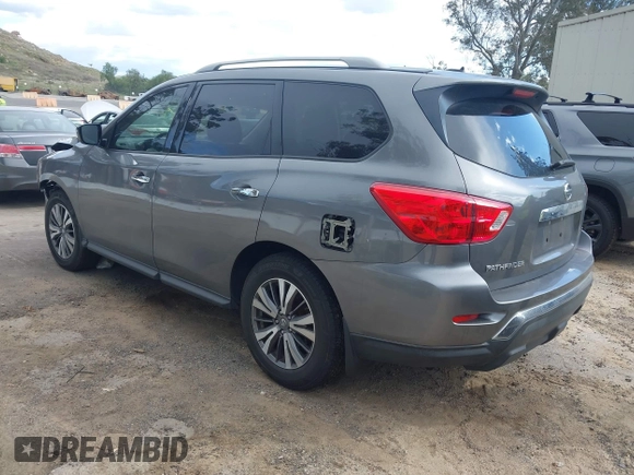 2017 Nissan Pathfinder S with VIN 5N1DR2MN3HC601112, listed as a IAAI auction lot 41949035 with 109,612 mi miles and . Bid and sale history available at DreamBid. Image 3.