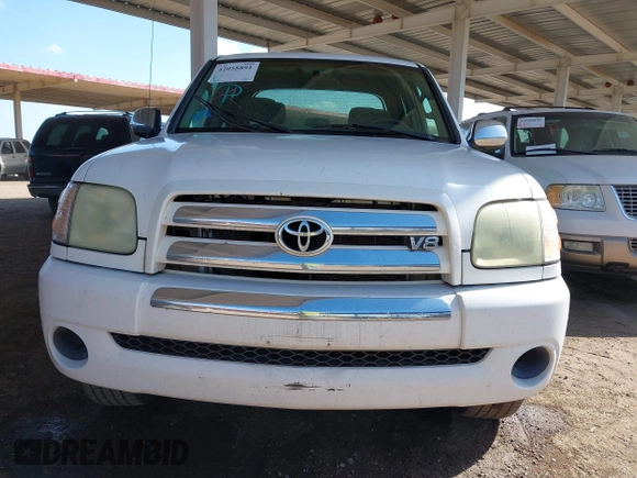 2004 Toyota Tundra SR5 with VIN 5TBDT44134S442463, listed as a IAAI auction lot 42058891 with 225,806 mi miles and . Bid and sale history available at DreamBid. Image 6.