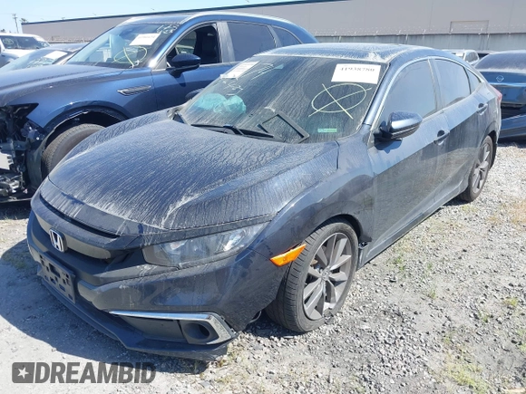 2019 Honda Civic Sedan EX with VIN JHMFC1F37KX014009, listed as a IAAI auction lot 41938780 with 69,118 mi miles. Bid and sale history available at carsss.com. Image 2.