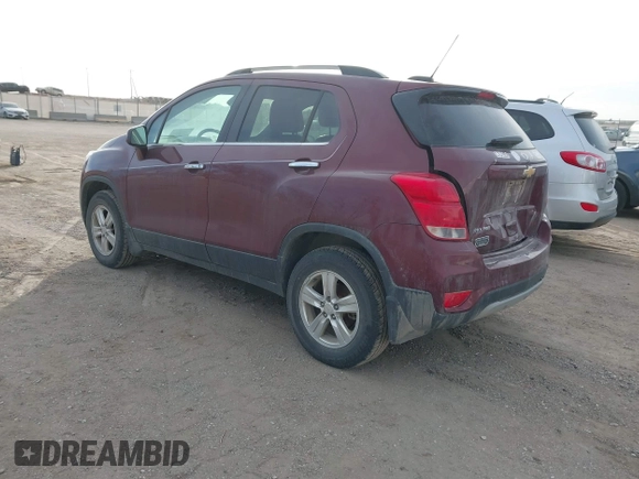 2017 Chevrolet Trax LT with VIN 3GNCJPSB5HL262068, listed as a IAAI auction lot 41437329 with 132,559 mi miles. Bid and sale history available at carsss.com. Image 3.