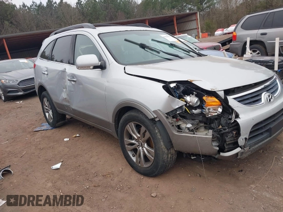 2012 Hyundai Veracruz Limited with VIN KM8NU4CCXCU195458, listed as a IAAI auction lot 41378578 with 224,646 mi miles and . Bid and sale history available at DreamBid. Image 1.