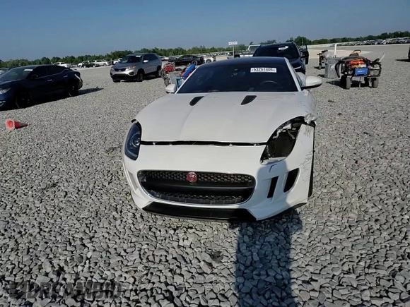 2017 Jaguar F-Type Premium with VIN SAJWA6AT0H8K46628, listed as a Copart auction lot 53251405 with 27,972 mi miles and Salvage Title. Bid and sale history available at DreamBid. Image 14.