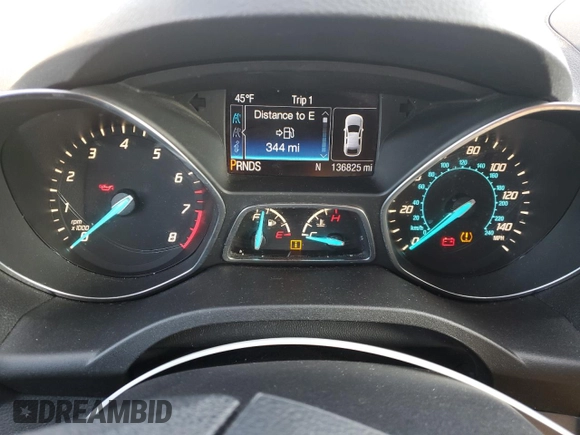 2016 Ford Escape SE with VIN 1FMCU0G74GUC45077, listed as a Copart auction lot 48470525 with 136,825 mi miles and Salvage Title. Bid and sale history available at carsss.com. Image 9.