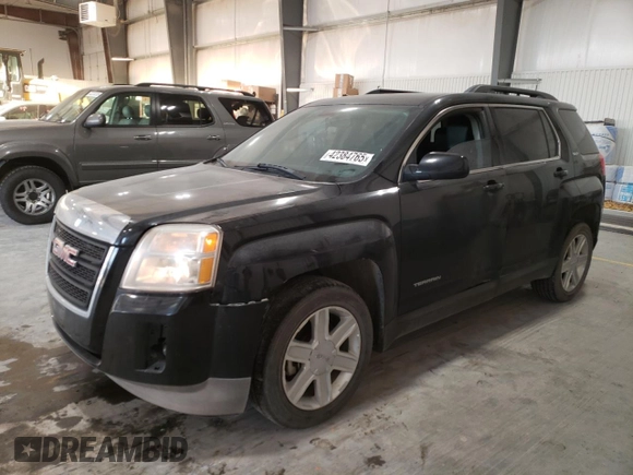 2011 GMC Terrain SLT-1 with VIN 2CTFLVEC7B6428115, listed as a Copart auction lot 42384765 with 124,641 mi miles and Clean Title. Bid and sale history available at carsss.com. Image 1.